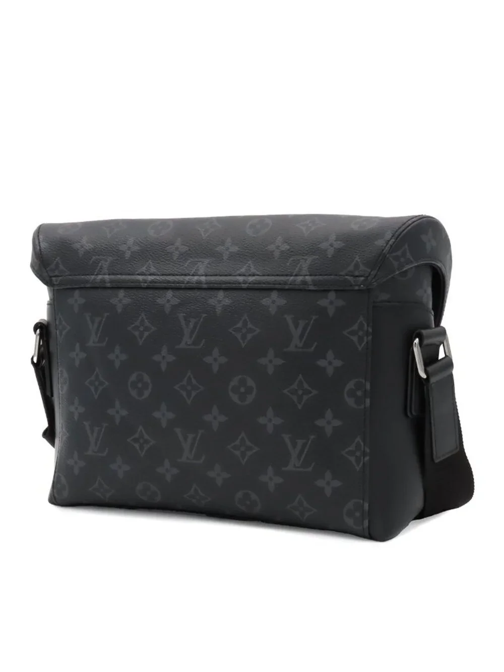 Louis Vuitton Messenger Voyage PM Black Monogram Eclipse Shoulder Bag